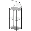 Transparent Turntable Stand (Black)