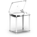 Transparent Turntable Stand (White)