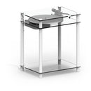 Transparent Turntable Stand (White)