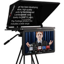 Fortinge 21" PROX Series Studio Prompter Set with HDMI, BNC, VGA, and SDI Inputs (High Brightness)