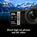 Lexar 256GB Professional SILVER PLUS UHS-I SDXC Memory Card (5-Pack)