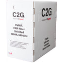 C2G Cat 6a Shielded Ethernet Bulk Cable (Blue, 1000')