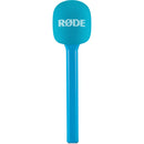 RODE Interview GO Handheld Mic Adapter for Wireless Clip-On Transmitter (Blue)