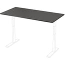 Uncaged Ergonomics Desktop for Rise Up Standing Desk (48x30", Bamboo, Black)