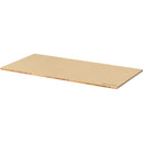Uncaged Ergonomics Desktop for Rise Up Standing Desk (48x30", Bamboo, Natural)