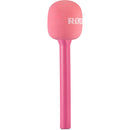 RODE Interview GO Handheld Mic Adapter for Wireless Clip-On Transmitter (Pink)