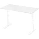 Uncaged Ergonomics Desktop for Rise Up Standing Desk (48x30", MDF, White)
