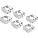 JMAZ Covers for MAD PAR Lighting Fixtures (Chrome, 6-Pack)