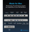 Plugable TBT-UDM 13-In-1 Dual Display Thunderbolt 4 Docking Station