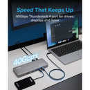 Plugable TBT-UDM 13-In-1 Dual Display Thunderbolt 4 Docking Station