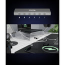 Plugable 6-Port Priority USB PD Charger with 140W Adapter & USB-C Cable