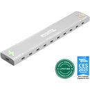 Plugable 10-Port Priority USB PD Charger with 140W Adapter & USB-C Cable