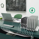 Plugable 10-Port Priority USB PD Charger with 140W Adapter & USB-C Cable