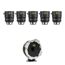 NiSi AUREUS PRIME T1.4 Cinema 5-Lens Kit (ARRI PL, Sony E)