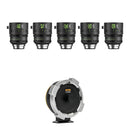 NiSi AUREUS PRIME T1.4 Cinema 5-Lens Kit (ARRI PL, Canon RF)