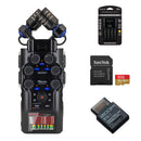 Zoom H6studio 6-Track Handy Recorder with 32-Bit Float Recording and Essentials Kit