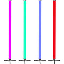 JMAZ Electro T5 RGBW+WW Outdoor Battery Powered LED Tube Light (4', 4-Light Kit)