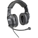RTS HRF-2 Dual-Sided Headset with Dynamic Boom Microphone (XLR 4-Pin Female Connector)