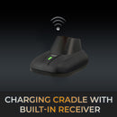 Adesso NuScan 2500 Spill-Resistant & Antimicrobial 2D Barcode Scanner with Charging Cradle