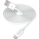 ChargeWorx Lightning to USB-A Sync and Charge Cable (3', White)