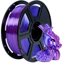 FlashForge 1.75mm PLA Silk Filament (2.2 lb, Blue/Rose)