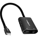 ChargeWorx Lightning Aux Adapter Charging Cable (Black)