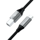 Tera Grand USB-C to USB-B 2.0 Cable (10')