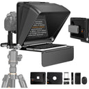 LENSGO TC7II Portable Ultimate Teleprompter Kit for Smartphones and Cameras