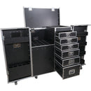 ProX Flight Case for 25 Mic Stands