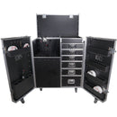 ProX Flight Case for 25 Mic Stands
