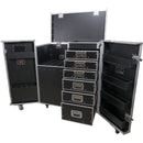 ProX Flight Case for 25 Mic Stands