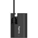 SmallRig DT-E6P Coiled LP-E6P Battery Dummy Cable (22.8")