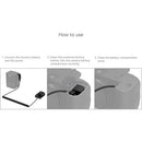 SmallRig DT-E6P Coiled LP-E6P Battery Dummy Cable (22.8")