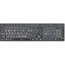 Logickeyboard TITAN Large-Print White-On-Black Wireless Keyboard (Windows, US English)