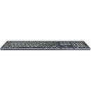 Logickeyboard TITAN Large-Print White-On-Black Wireless Keyboard (Windows, US English)