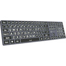 Logickeyboard TITAN Large-Print White-On-Black Wireless Keyboard (Windows, US English)