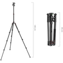 SmallRig Aluminum Alloy Portable Photo Tripod with Ball Head