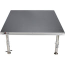 ProX StageQ Portable Stage Deck with Telescoping Legs (4 x 4')