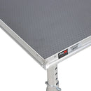 ProX StageQ Portable Stage Deck with Telescoping Legs (4 x 4')