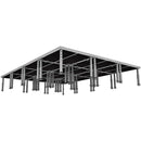 ProX StageOne 16 x 12' Portable Stage with 16 to 22" Telescoping Legs