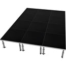 ProX StageOne 16 x 12' Portable Stage with 16 to 22" Telescoping Legs