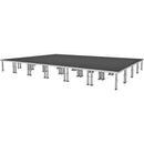 ProX StageOne 24 x 16' Portable Stage with 16 to 22" Telescoping Legs