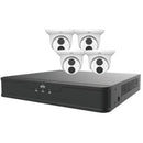 Uniview 4-Channel 1TB NVR WITH 4 x 4MP Turret Dome Cameras