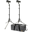 ikan Stryder Bi-Color LED Fresnel Light (2-Light Kit)