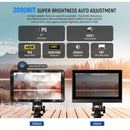 Neewer F700 7" On-Camera Touchscreen Monitor with 2 x NP-F750 Batteries
