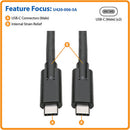 Tripp Lite USB-C 3.1 Gen 1 Cable (6')