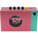 WE ARE REWIND WE-001 Edith Portable Bluetooth Cassette Player (Pink and Green)