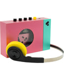 WE ARE REWIND WE-001 Edith Portable Bluetooth Cassette Player (Pink and Green)