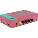 WE ARE REWIND WE-001 Edith Portable Bluetooth Cassette Player (Pink and Green)