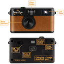Camp Snap CS-V105 Screen-Free Digital Camera (Chestnut Brown)